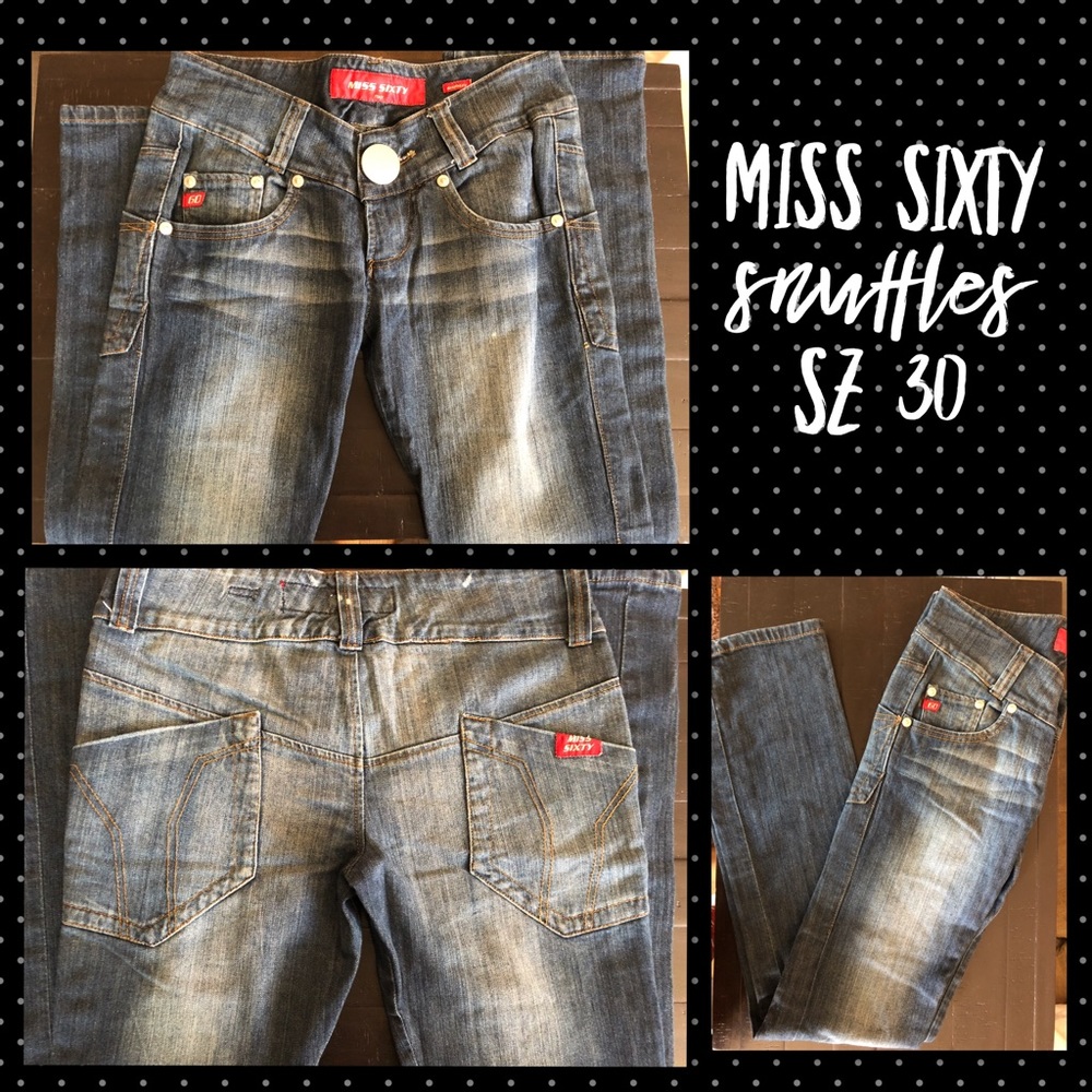 🎉FLASH SALE🎉🎀Unique Miss Sixty Jeans Sz 30🎀